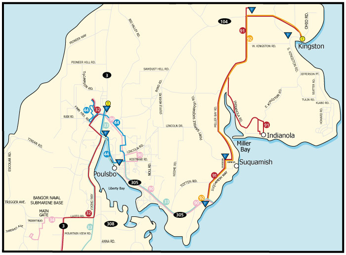 North Kitsap System Map Kitsap Transit
