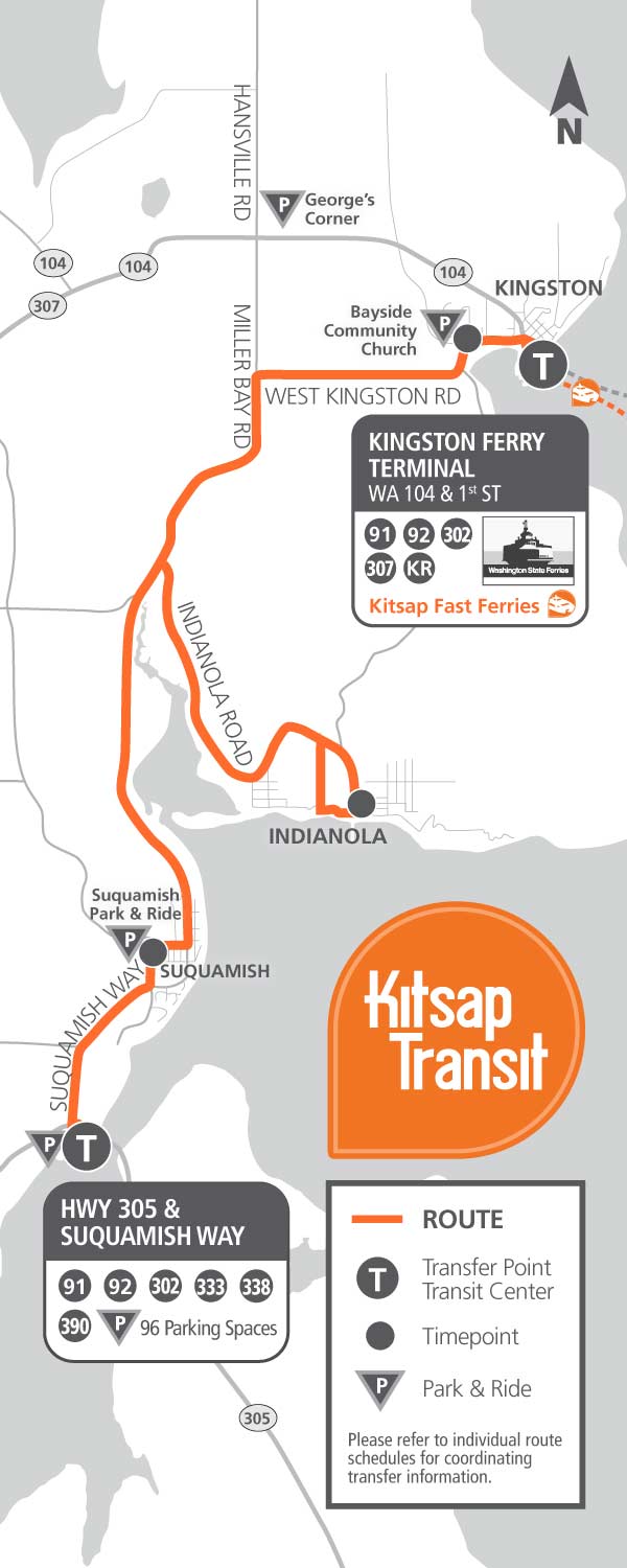 302 Kingston/Suquamish Fast Ferry Kitsap Transit