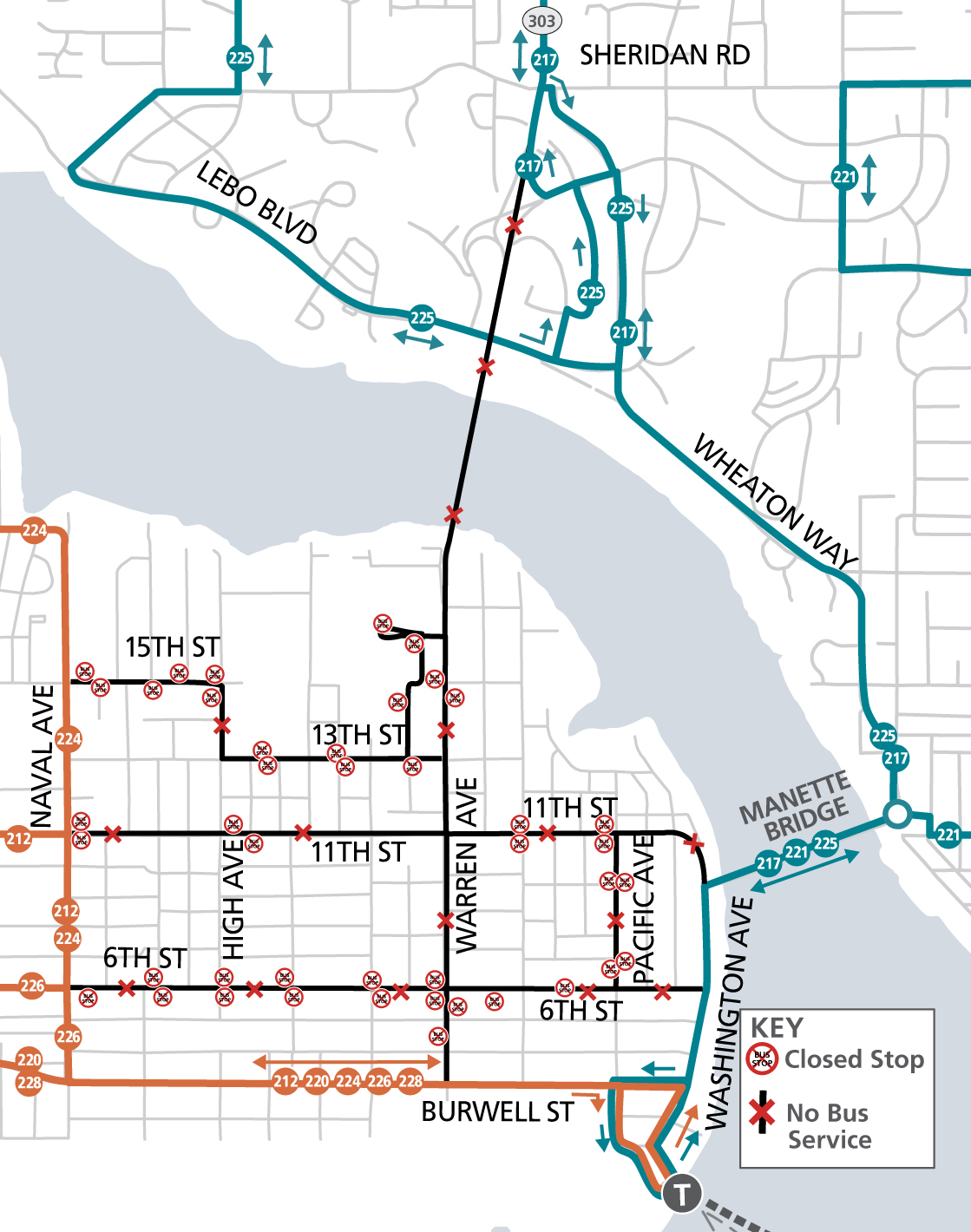  Detour map during Armed Forces Day Parade 2024