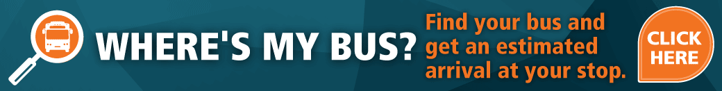 Where's my Bus? Find your bus and get an estimated arrival time. 