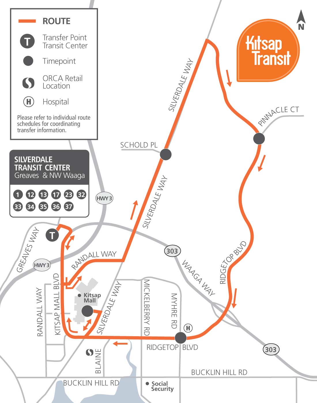 36 Ridgetop Shuttle Kitsap Transit