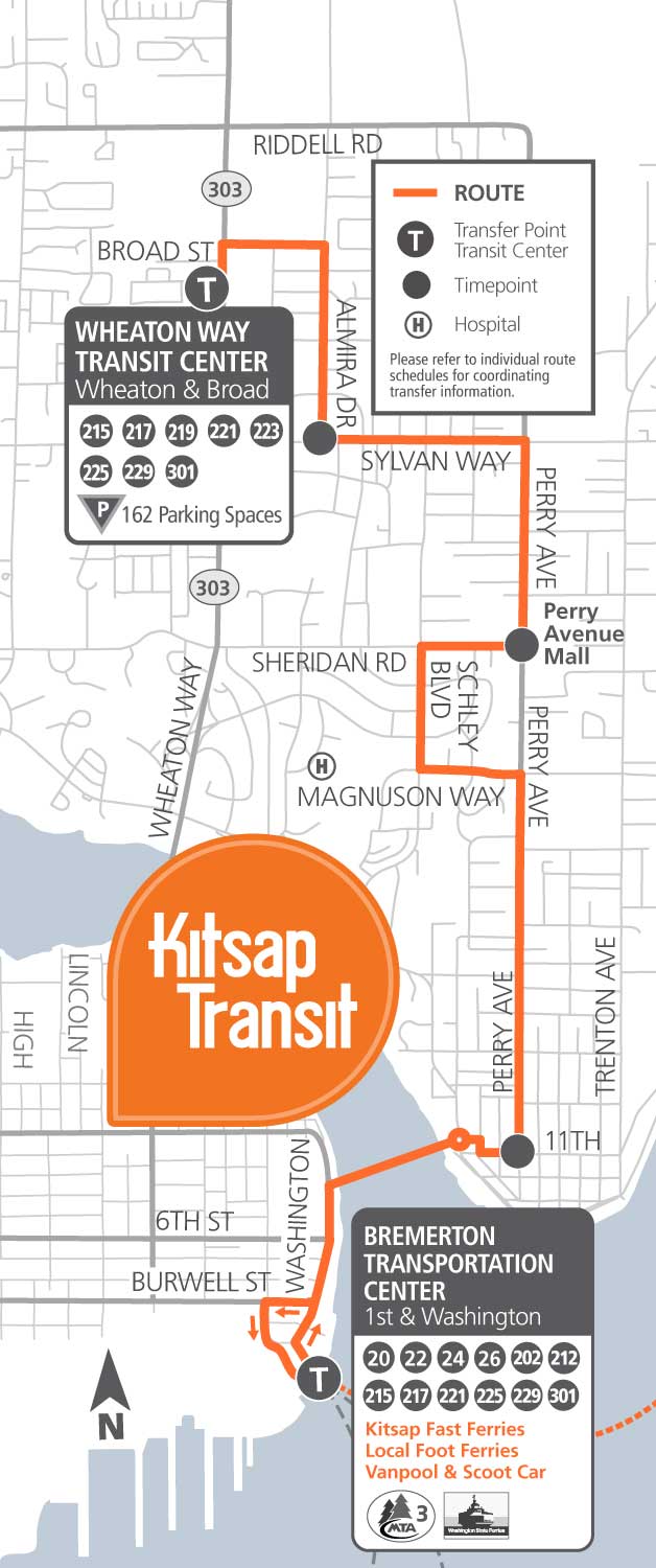 Route 221 - Map