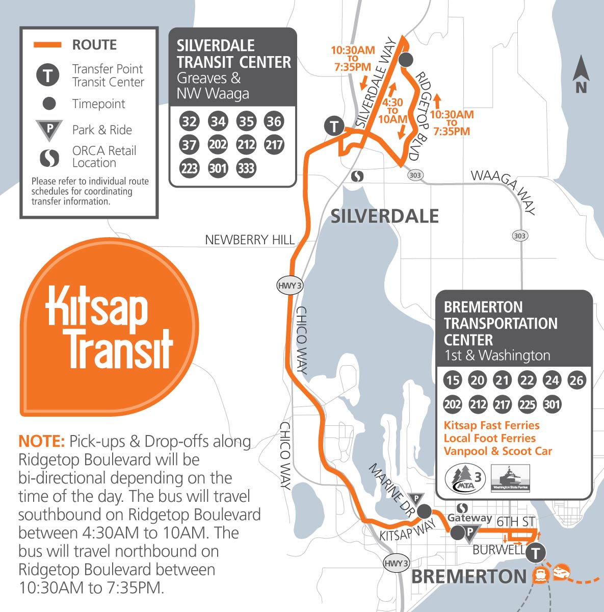 Route 202 - Map