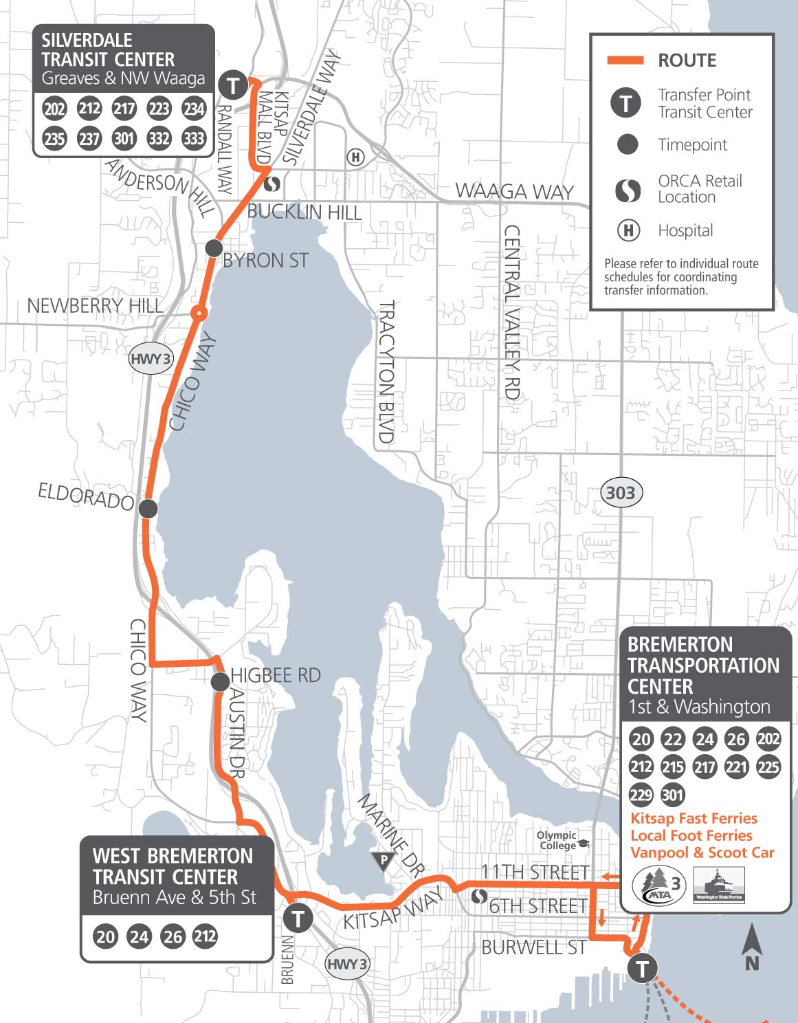 Route 212 Map