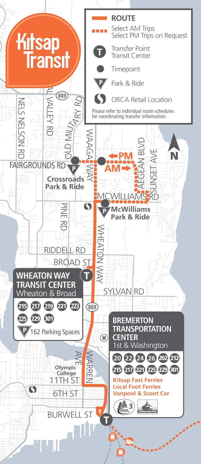 Route 215 - Map