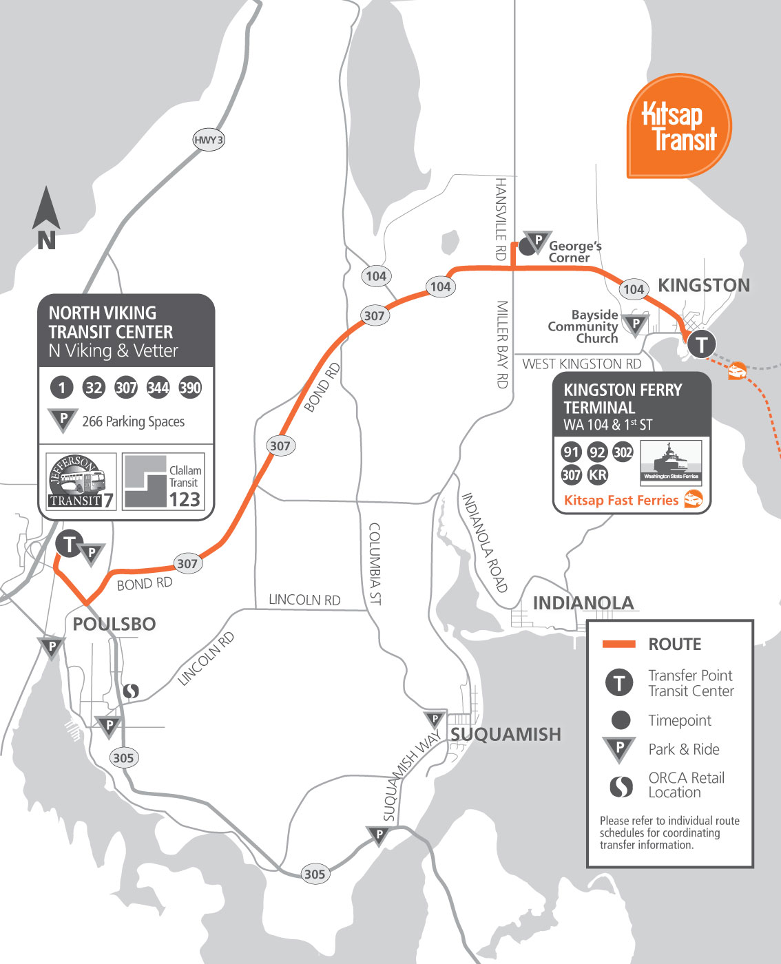 Route 307 map