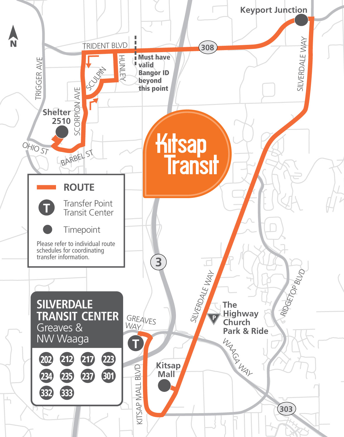 Route 234 - Map