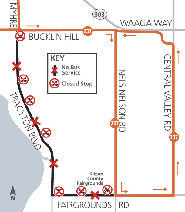 Rider Alert: Route 237-West Silverdale/Fairground Detour - 6/17