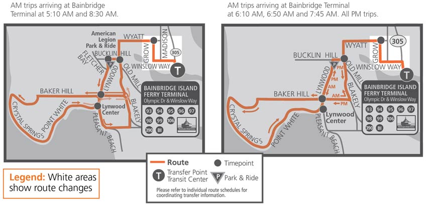 Route 97 Map Change. Buses will now travel on Grow Avenue both directions. 