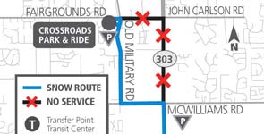 #219 - Crossroads Commuter - Snow Route