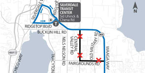  Route 217 - Snow Route Map