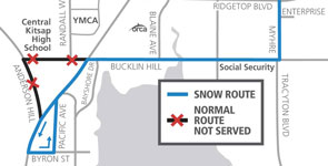 #235 - East Silverdale/Old Town - Snow Route