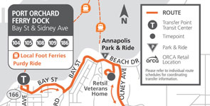 Route 109 South Park map