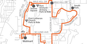 Route 9 South Park map