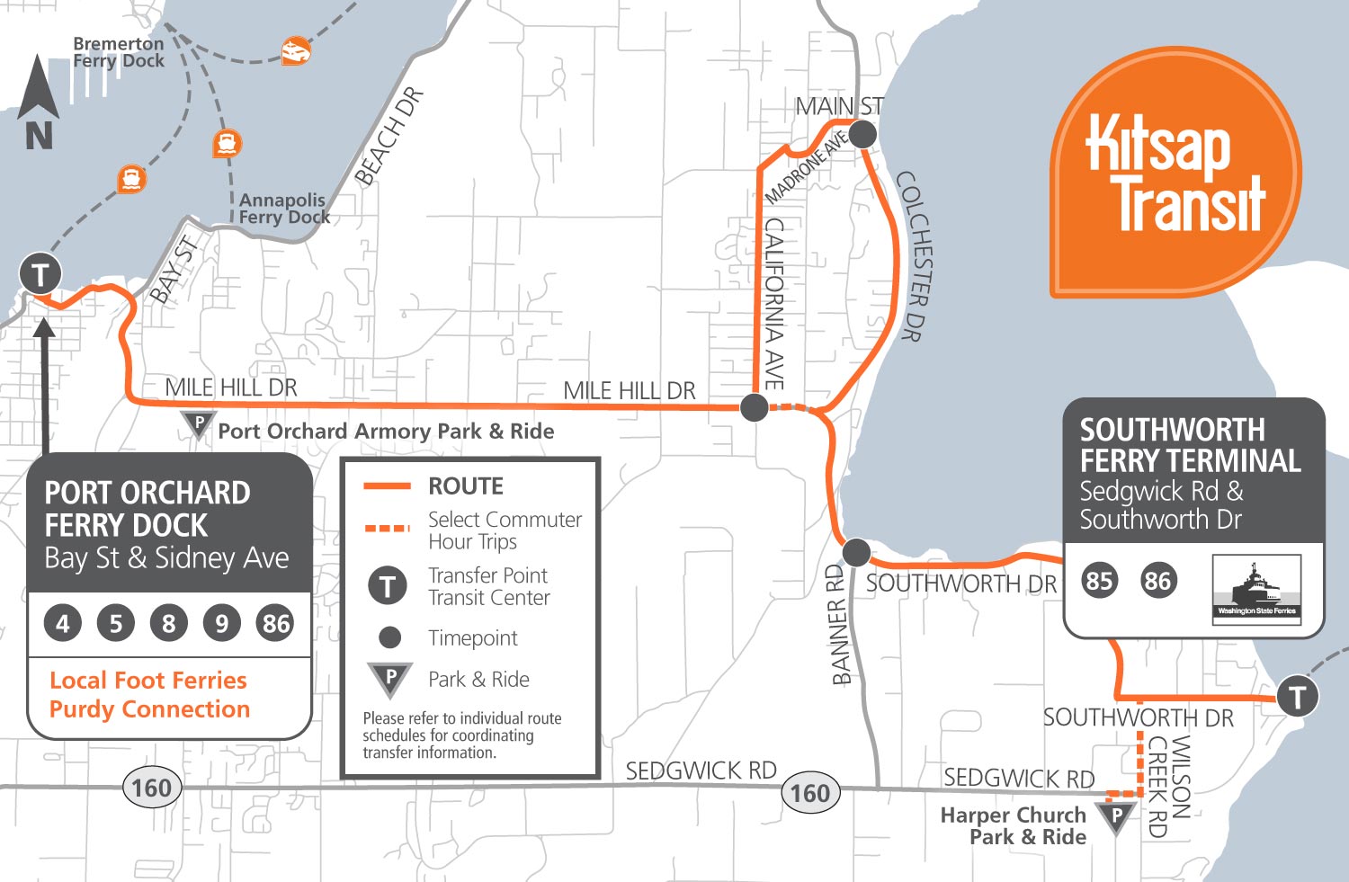 86 Southworth Shuttle Kitsap Transit