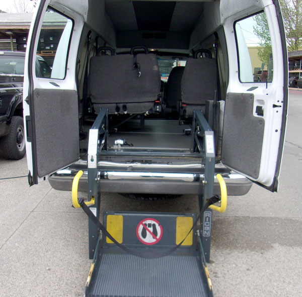 Surplus Van Back doors and ramp image