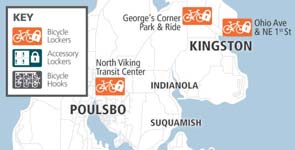 Bike Locker Map