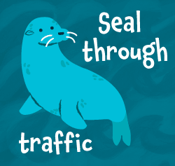 Seal-through-traffic-join-vanpool